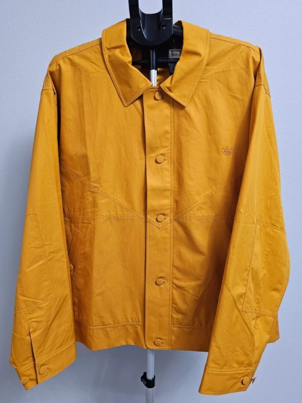 ADIDAS BLUE VERSION TIE-BREAK CANVAS JACKET - FOCUS ORANGE HM6456 MEN XL